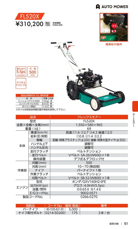 OREC 2024 価格表