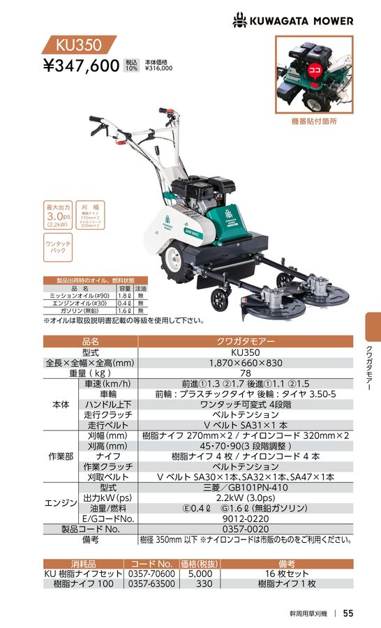 OREC 2024 価格表
